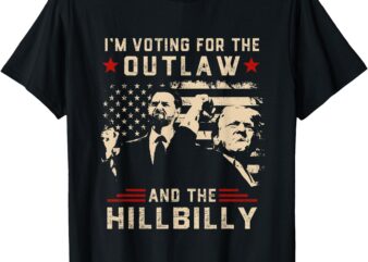 Trump 2024 Flag Outlaw Hillbilly J.D.Vance 2024 Donald Trump T-Shirt