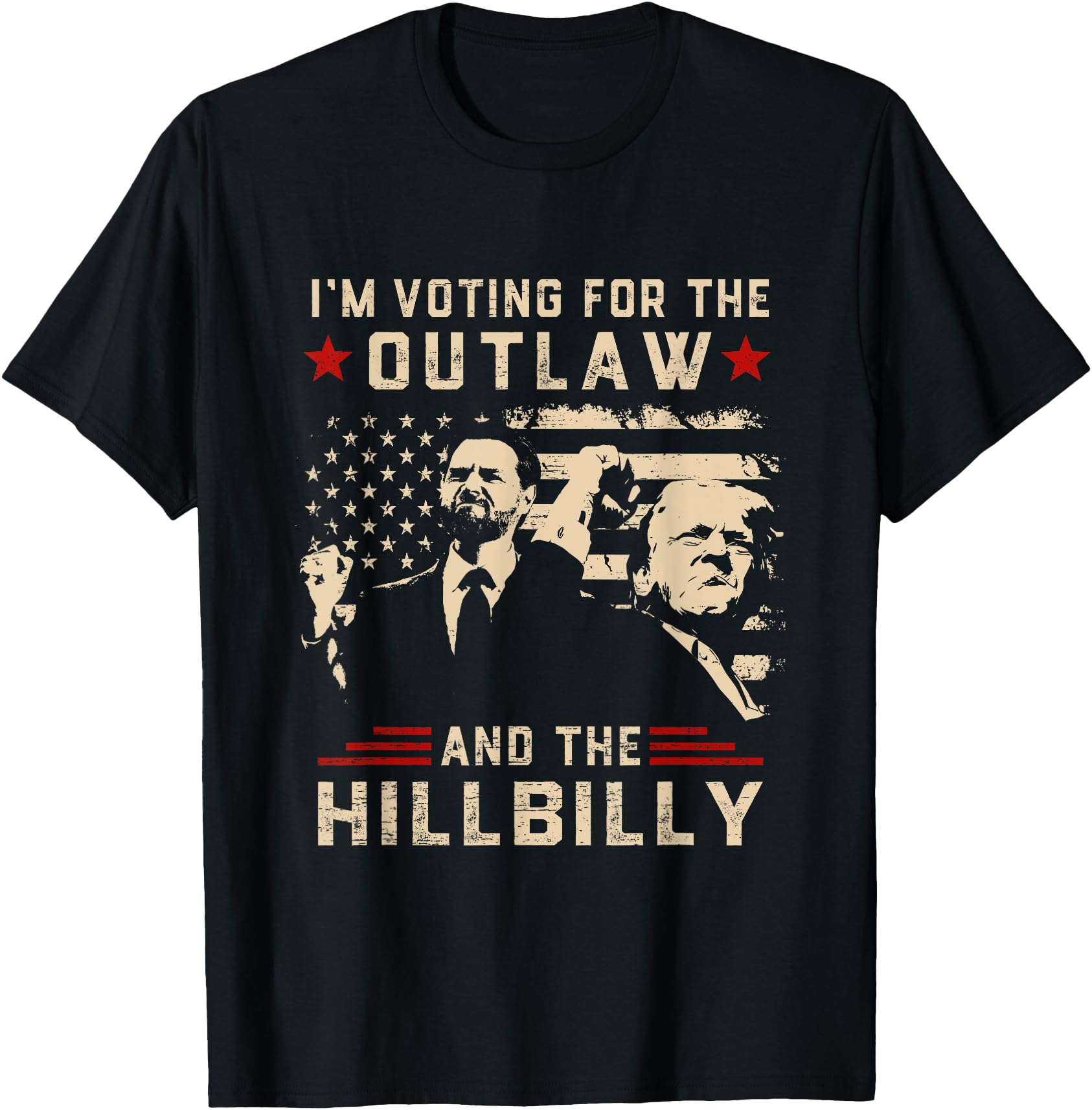 Trump 2024 Flag Outlaw Hillbilly J.D.Vance 2024 Donald Trump TShirt