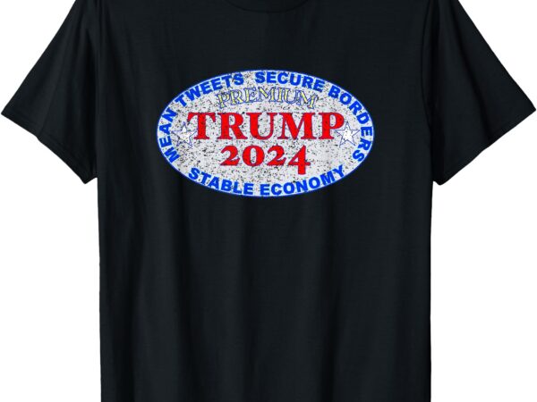 Trump premium label distressed t-shirt