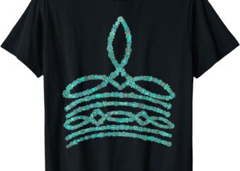 Turquoise Boot Stitch Boot Stitching Western Women Girl T-Shirt