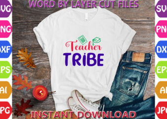 Teacher Tribe, Hello Back to School svg, First day of School svg, Back to School bundle svg, Bundle of 6 Back to School svg, Back To School t shirt designs for sale