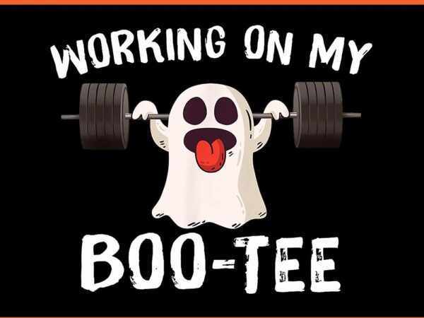 Working on my boo tee ghost halloween png t shirt design for sale