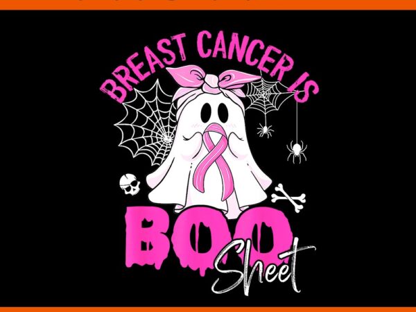 Breast cancer is ghost sheet pink breast cancer awareness png t shirt template