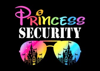 Princess Security Mom Dad Family Birthday Halloween PNG