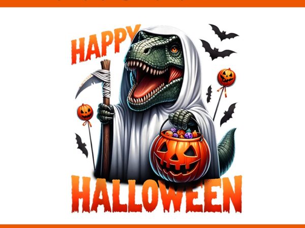 Pumpkin halloween skeleton riding mummy dinosaur t rex png t shirt illustration