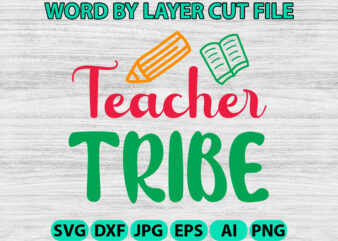 Teacher Tribe, Hello Back to School svg, First day of School svg, Back to School bundle svg, Bundle of 6 Back to School svg, Back To School t shirt designs for sale