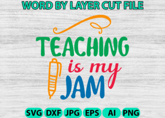 Teaching is My Jam, Hello Back to School svg, First day of School svg, Back to School bundle svg, Bundle of 6 Back to School svg, Back To Sc