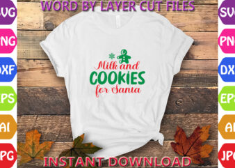 Milk and Cookies for Santa, Christmas, Winter svg, Santa SVG, Holiday, Merry Christmas, Christmas Bundle, Funny Christmas Shirt, Cut File Cr