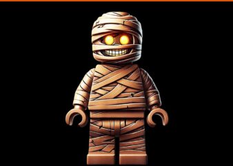 Master Builder Mummy Halloween PNG