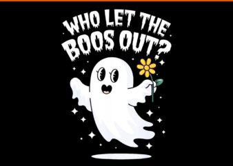 Who Let The Boos Out Ghost PNG