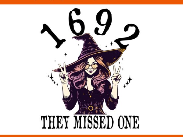 1692 they missed one witch halloween salem png