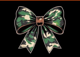 Camouflage Old Camo Bow Camo Coquette Bow Hunting PNG