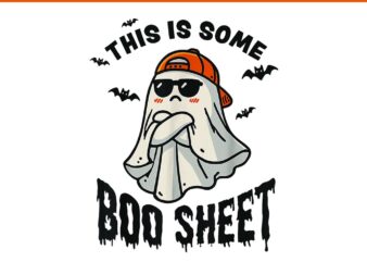 This Is Some Boo Sheet Ghost Halloween PNG t shirt designs for sale