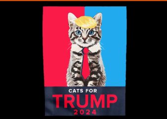 Cats For Trump 2024 PNG, Vance Trump 2024 PNG