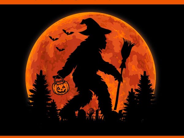 Bigfoot pumpkin halloween sasquatch png t shirt template