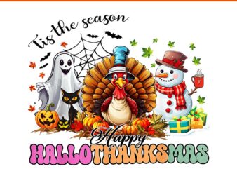 Tis The Season HappyHalloThanksmas PNG