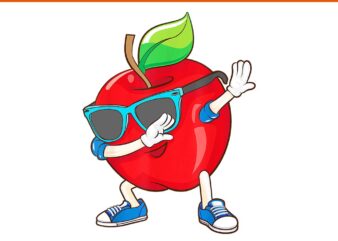 Cool Apple Art PNG, Apple Picking Apple PNG