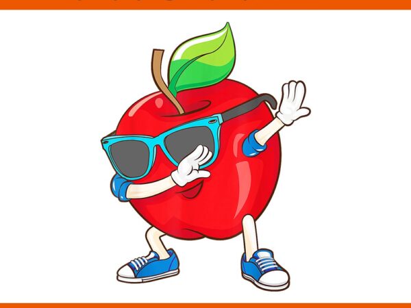 Cool apple art png, apple picking apple png t shirt vector file