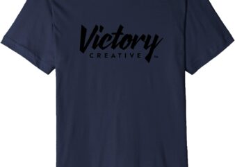 Victory Creative Official Black Brand Logo Premium T-Shirt