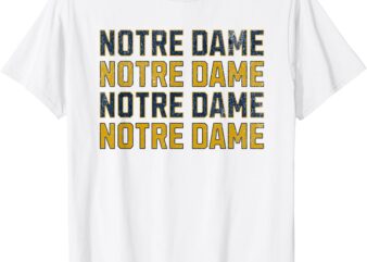 Vintage Notre Dame City T-Shirt