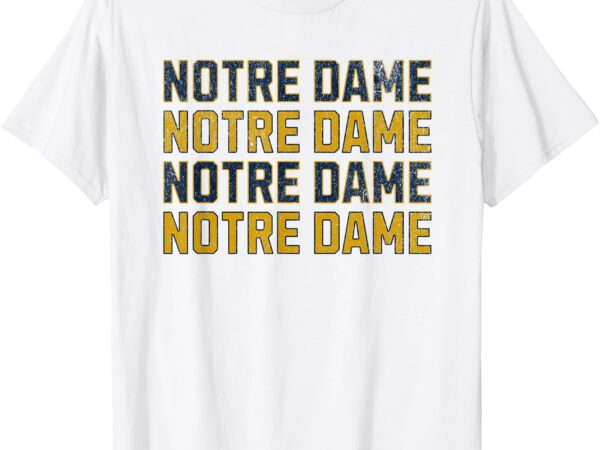 Vintage notre dame city t-shirt