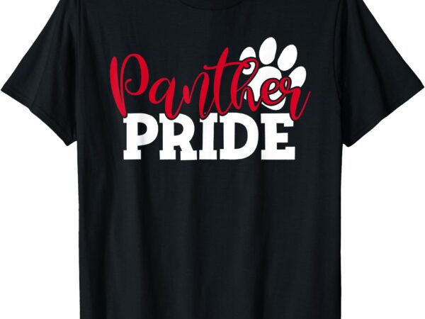 Vintage panthers school sports name spirit back to school t-shirt