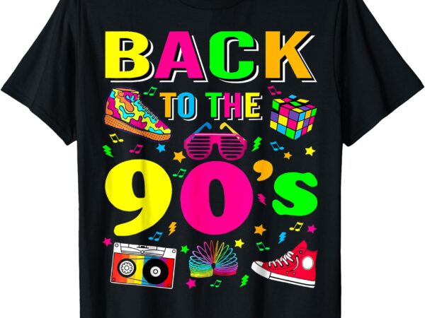 Vintage retro back to 90’s 1990s cool nineties costume party t-shirt