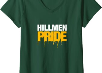 Womens Placer Hillmen PRIDE V-Neck T-Shirt