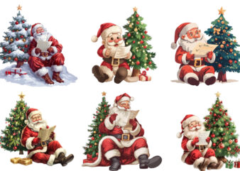 cartoon Santa Claus