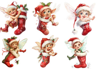 baby fairy Santa