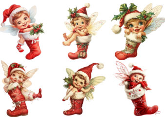 baby fairy Santa