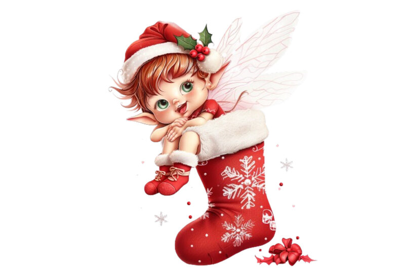 baby fairy Santa