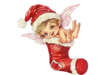 baby fairy Santa