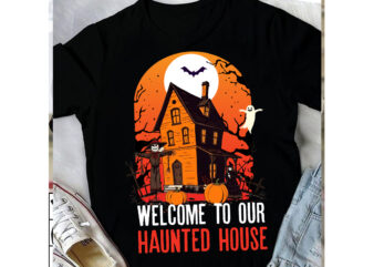 Welcome to our Haunted House T-Shirt Design ,Halloween t-shirt design,halloween,Halloween t-Shirt Design bundle,Happy helloween t-shirt desi