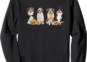 australian shepherd halloween Sweatshirt