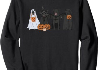 black labrador halloween Sweatshirt