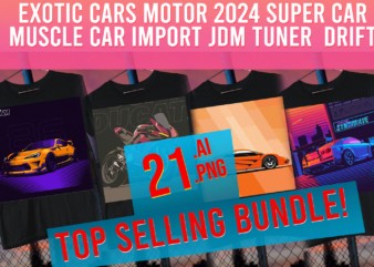 Exotic Cars Motor 2024 Super Car Muscle Car Import JDM Tuner Drifting vector clipart