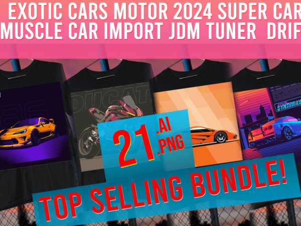 Exotic cars motor 2024 super car muscle car import jdm tuner drifting vector clipart