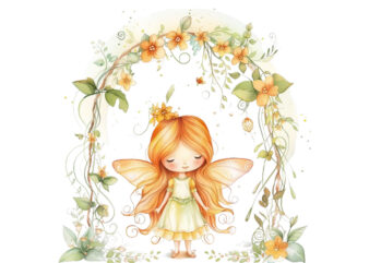 clipart of a little fairy t shirt vector file