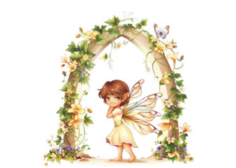 clipart of a little fairy t shirt vector file