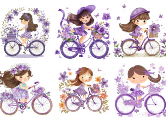 little Girl Love purple