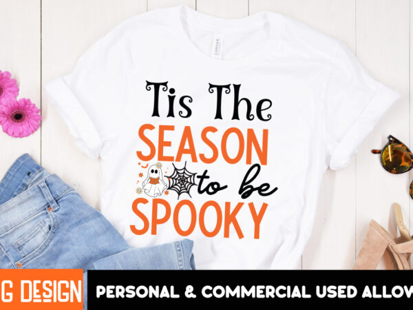 Tis the season to be spooky t-shirt design, halloween t-shirt design,halloween,halloween t-shirt design bundle,happy helloween t-shirt desig