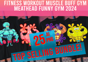 Fitness workout muscle buff gym meathead steroids funny gym 2024