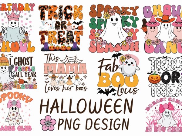 Halloween png sublimation design bundle