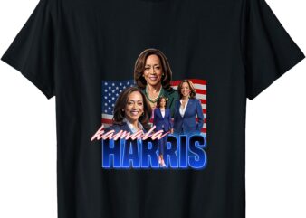 kamala Harris American Flag Bootleg Reboot T-Shirt