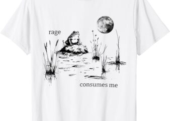 rage consumes me frog funny T-Shirt