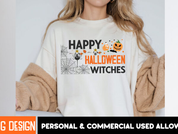 Happy halloween witches t-shirt design, happy halloween witches vector t-shirt design on sale, witches be crazy t-shirt design, witches be c