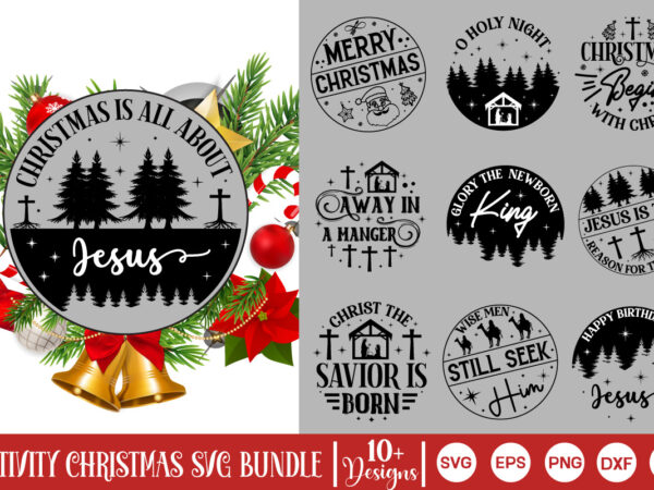 Nativity christmas svg bundle, christian round ornaments, nativity christmas svg design, arabesque svg design, christmas 2023 svg, arabesqu