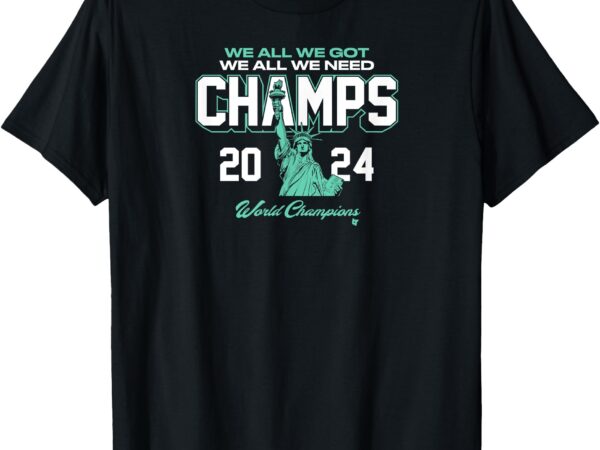 2024 champs – new york basketball t-shirt