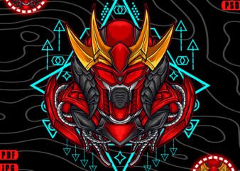 Red Robot Tshirt Design